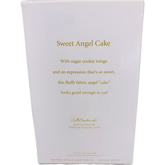 Hallmark SWEET ANGEL CAKE Keepsake Ornament Club Exclusive 2012 NIB - Picture 3 of 5